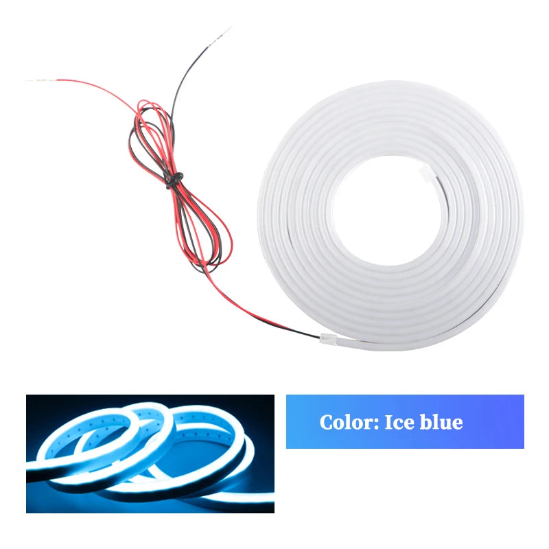 Dynamic LED Car Trunk Light Strip – Flowing Waterproof Atmosphere Lamp for Car Interior & Exterior