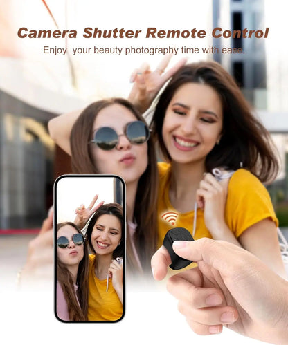 Bluetooth Scrolling Ring Remote – TikTok, Camera & Music Control for iOS & Android
