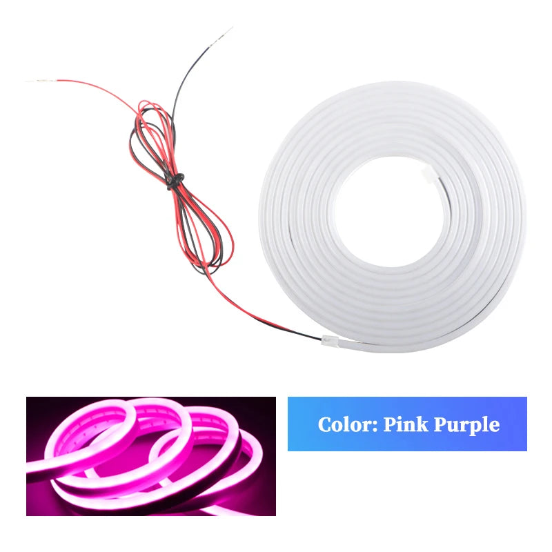 Dynamic LED Car Trunk Light Strip – Flowing Waterproof Atmosphere Lamp for Car Interior & Exterior