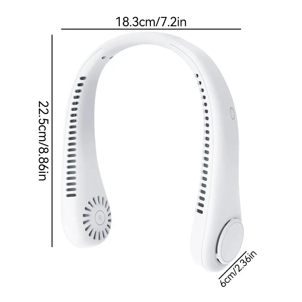 Bladeless Neck Fan – Portable Hands-Free Cooling Fan for Outdoor, Travel & Sports