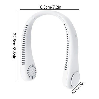 Bladeless Neck Fan – Portable Hands-Free Cooling Fan for Outdoor, Travel & Sports