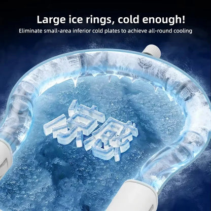 Portable Neck Fan – Bladeless 360° Cooling for Travel, Sports & Campus Life
