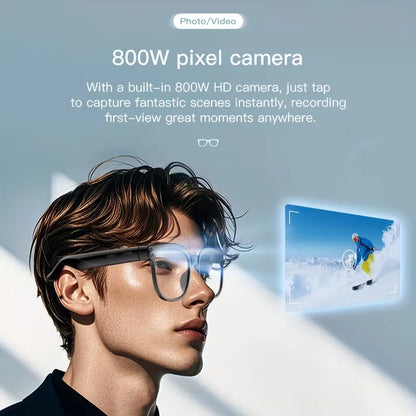 AI Smart Glasses – 1080P HD Camera, ChatGPT Voice Assistant & Real-Time Translation