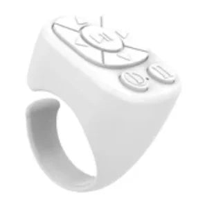 Bluetooth Scrolling Ring Remote – TikTok, Camera & Music Control for iOS & Android