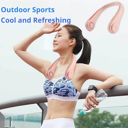 Bladeless Neck Fan – Portable Hands-Free Cooling Fan for Outdoor, Travel & Sports