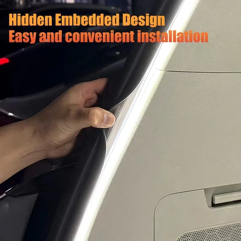 Dynamic LED Car Trunk Light Strip – Flowing Waterproof Atmosphere Lamp for Car Interior & Exterior