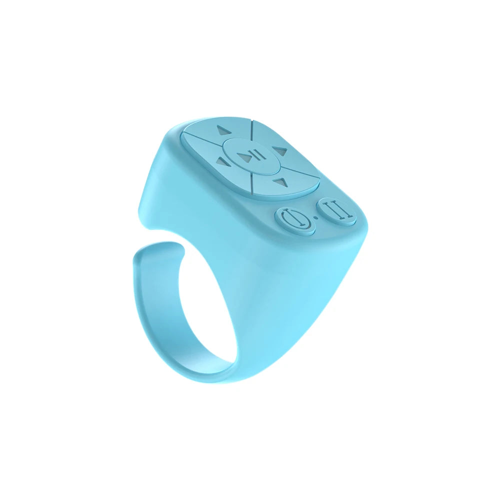 Bluetooth Scrolling Ring Remote – TikTok, Camera & Music Control for iOS & Android