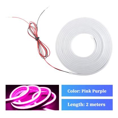 Dynamic LED Car Trunk Light Strip – Flowing Waterproof Atmosphere Lamp for Car Interior & Exterior