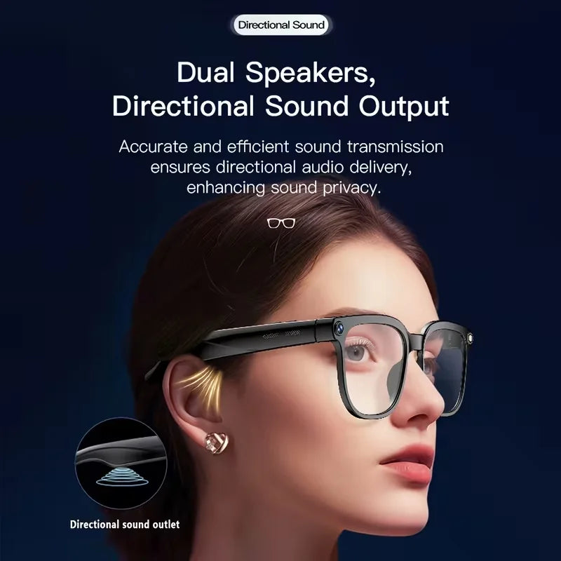 AI Smart Glasses – 1080P HD Camera, ChatGPT Voice Assistant & Real-Time Translation