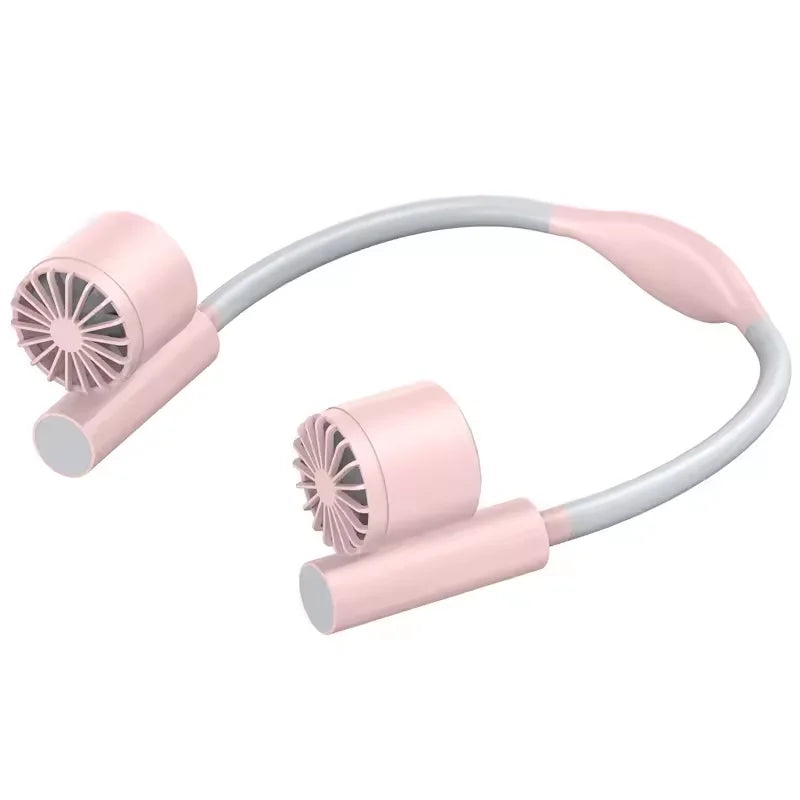 Portable Neck Fan – Bladeless 360° Cooling for Travel, Sports & Campus Life