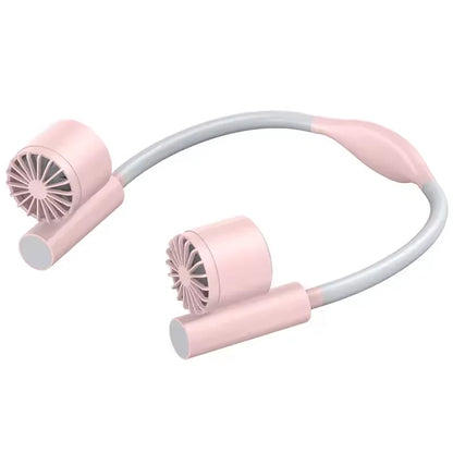 Portable Neck Fan – Bladeless 360° Cooling for Travel, Sports & Campus Life