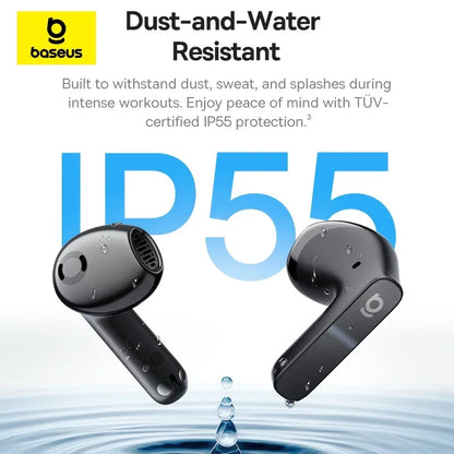 Baseus Bass BS1 Wireless Earbuds – ANC, LDAC Hi-Res Audio, Bluetooth 6.0