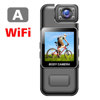 4K Mini Body Camera – Portable WiFi Bodycam with Night Vision, Motion Detection & 8-Hour Battery
