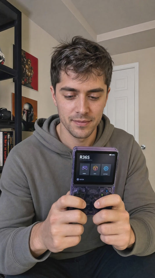 R36S Retro Handheld Game Console – Linux, 3.5" IPS Screen, Portable Emulator